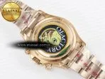 Rolex Daytona 126505 RG QF 1:1 Best Edition RG Dial Crystal Markers On RG Bracelet SH4131 V6 (Gain Weight) - Görsel 18