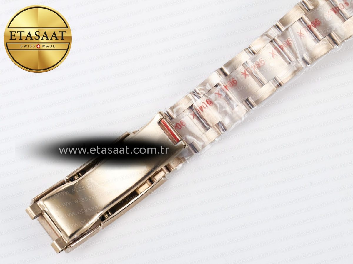 Rolex Daytona 126505 RG QF 1:1 Best Edition RG Dial Crystal Markers On RG Bracelet SH4131 V6 (Gain Weight) - Görsel 28
