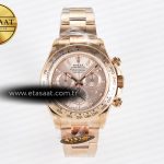 Rolex Daytona 126505 RG QF Rose Kadran Kristal Ağır Kasa Eta Saat - Görsel 3 - 1:1 Süper Klon Saat
