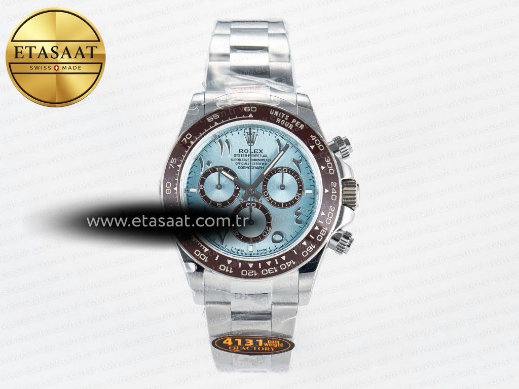 Rolex Daytona 126506 Arap Rakamlı QF SH4131 V6 Eta Saat - Görsel 3 - 1:1 Süper Klon Saat