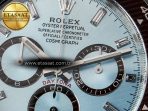 Rolex Daytona 126506 Clean 1:1 Best Edition 904L Steel Ice Blue Dial Crystral Markers on SS Braclet SH4131 - Görsel 11