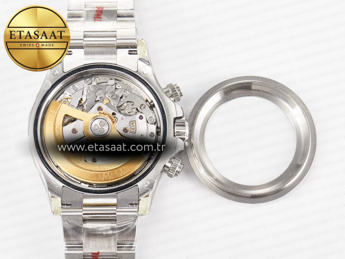 Rolex Daytona 126506 Clean 1:1 Best Edition 904L Steel Ice Blue Dial Crystral Markers on SS Braclet SH4131 - Görsel 18