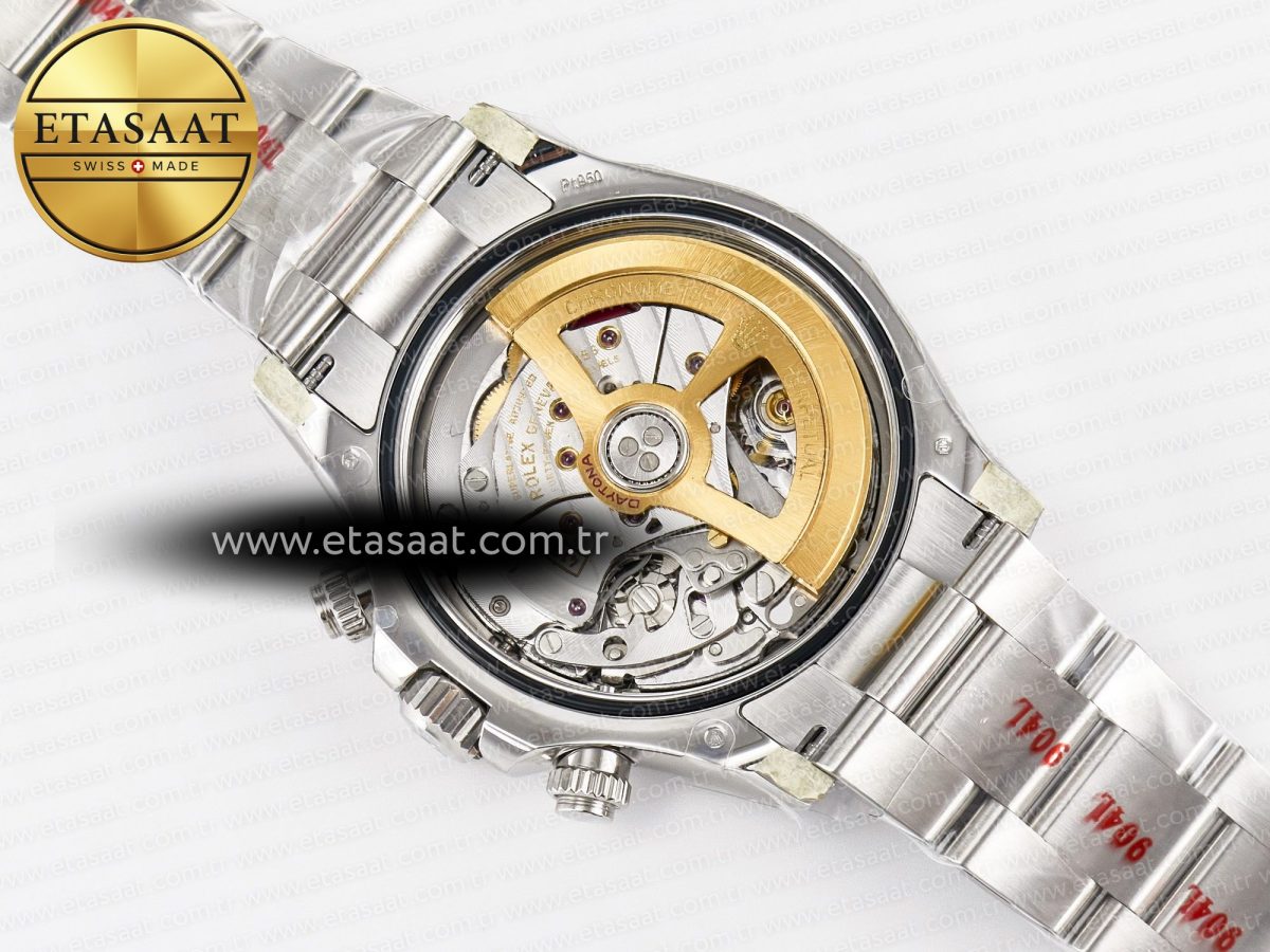 Rolex Daytona 126506 Clean 1:1 Best Edition 904L Steel Ice Blue Dial Crystral Markers on SS Braclet SH4131 - Görsel 19