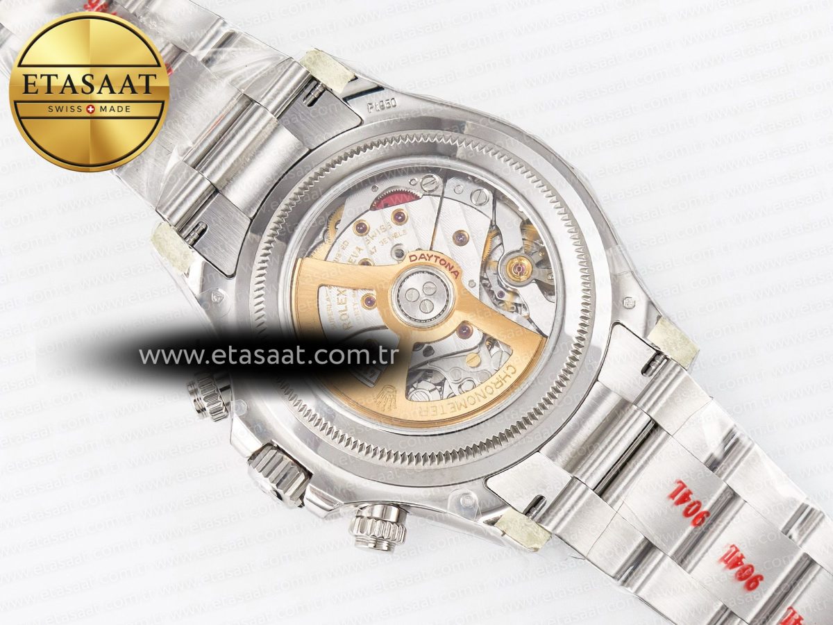 Rolex Daytona 126506 Clean 1:1 Best Edition 904L Steel Ice Blue Dial Crystral Markers on SS Braclet SH4131 - Görsel 20