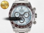Rolex Daytona 126506 Clean 1:1 Best Edition 904L Steel Ice Blue Dial Crystral Markers on SS Braclet SH4131 - Görsel 4