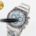 Rolex Daytona 126506 Clean 1:1 Best Edition 904L Steel Ice Blue Dial Lume Markers on SS Braclet SH4131