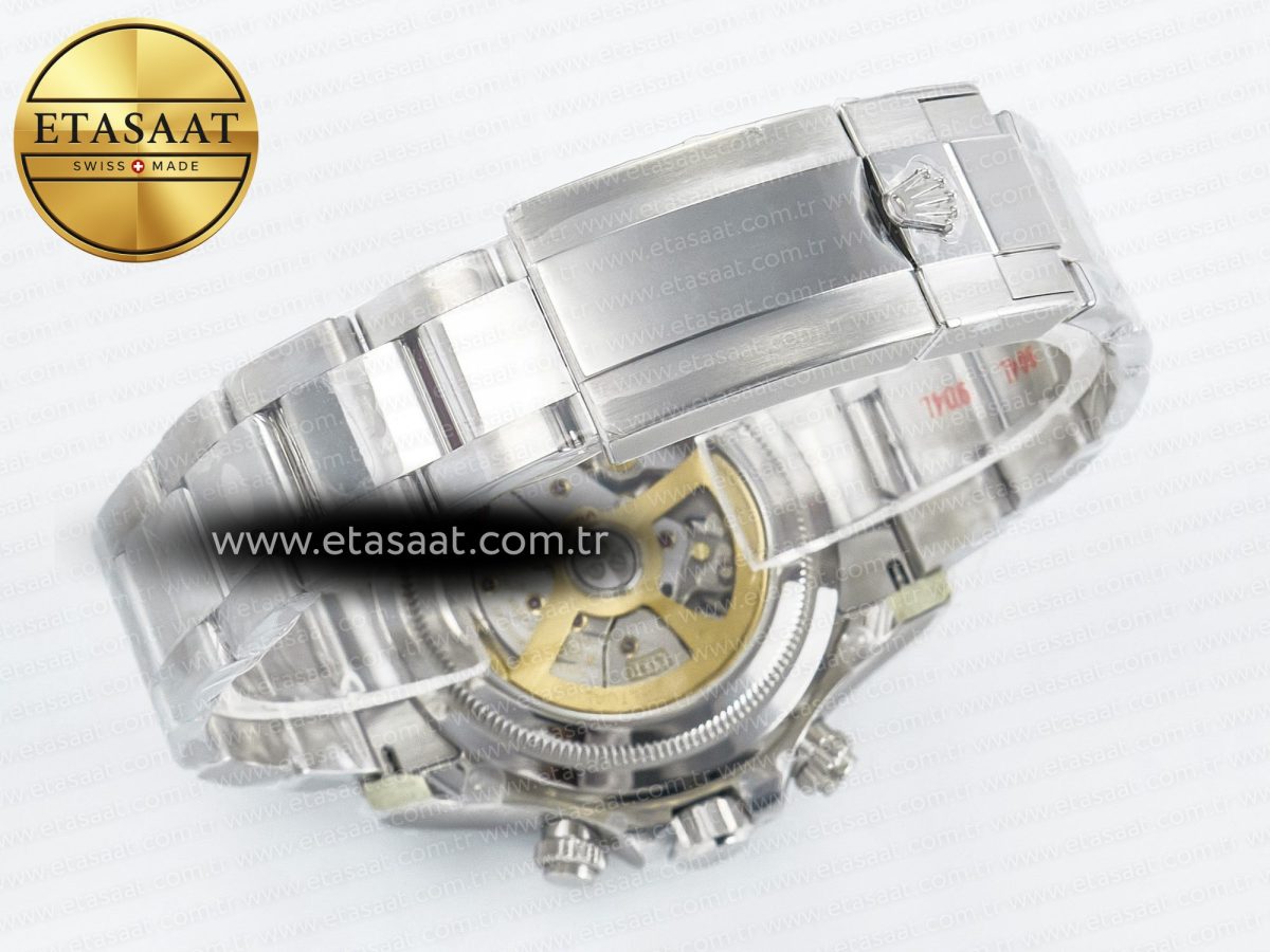 Rolex Daytona 126506 Clean 1:1 Best Edition 904L Steel Ice Blue Dial Lume Markers on SS Braclet SH4131 - Görsel 17