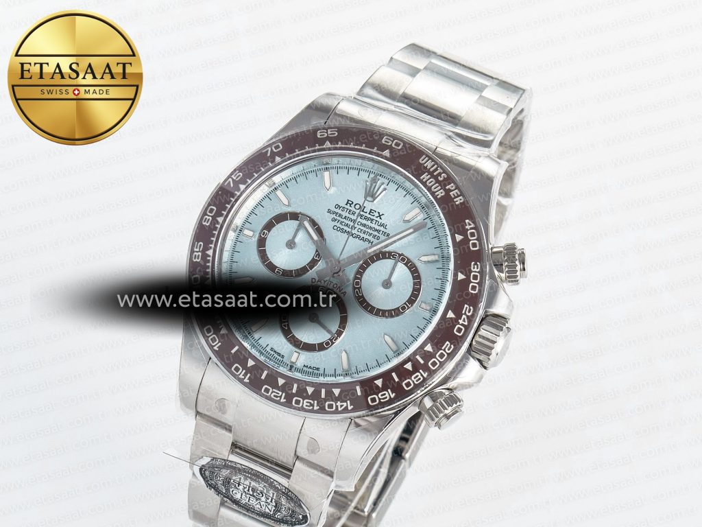 daytona 126506 clean 11 best edition 904l steel ice blue dial lume markers on ss braclet sh41312