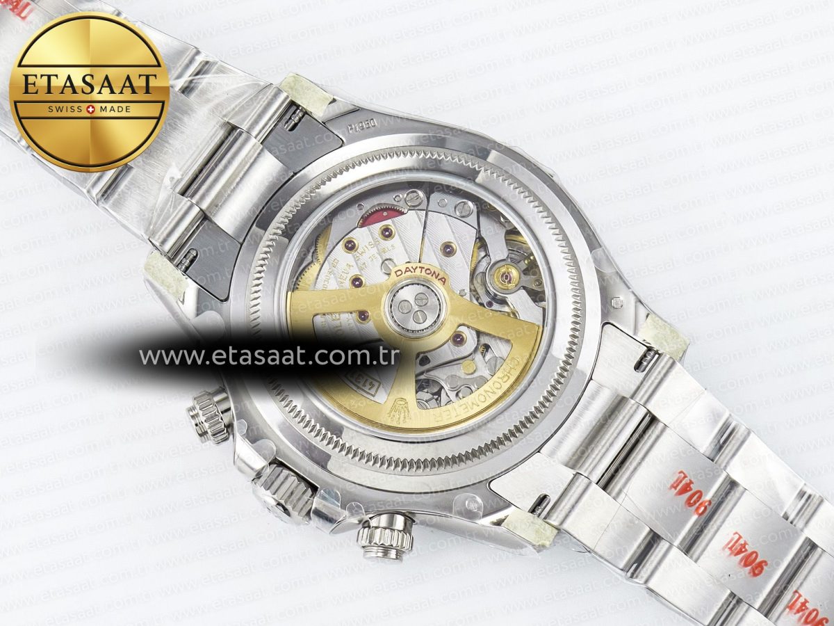 Rolex Daytona 126506 Clean 1:1 Best Edition 904L Steel Ice Blue Dial Lume Markers on SS Braclet SH4131 - Görsel 20