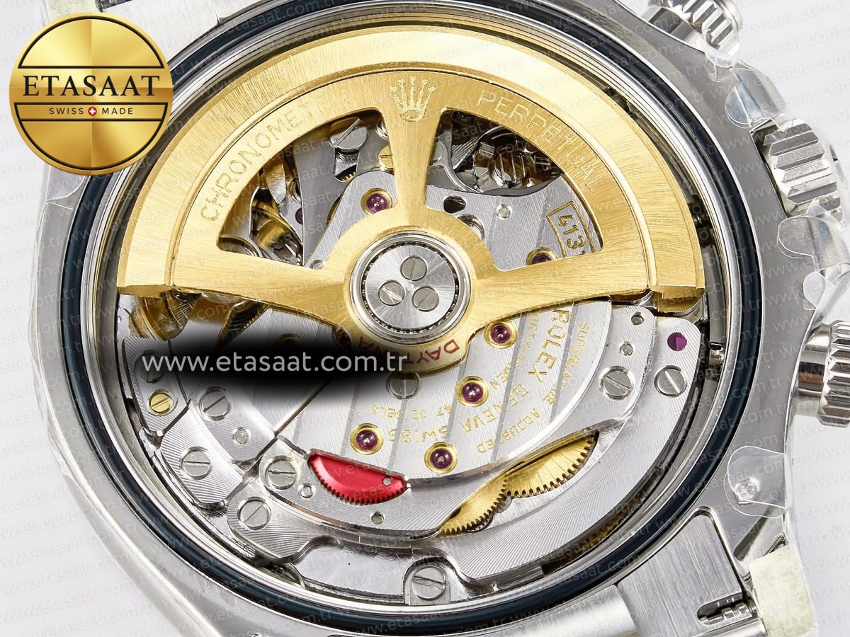 Rolex Daytona 126506 Clean 1:1 Best Edition 904L Steel Ice Blue Dial Lume Markers on SS Braclet SH4131 - Görsel 21