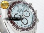 Rolex Daytona 126506 Clean 1:1 Best Edition 904L Steel Ice Blue Dial Lume Markers on SS Braclet SH4131 - Görsel 5