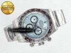 Rolex Daytona 126506 Clean 1:1 Best Edition 904L Steel Ice Blue Dial Lume Markers on SS Braclet SH4131 - Görsel 8