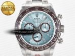 Rolex Daytona 126506 QF 1:1 Best Edition Ice Blue Crystal Dial on SS Bracelet Strap SH4131 V5 - Görsel 4