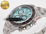 Rolex Daytona 126506 QF 1:1 Best Edition Ice Blue Crystal Dial on SS Bracelet Strap SH4131 V5 - Görsel 6
