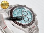 Rolex Daytona 126506 QF 1:1 Best Edition Ice Blue Crystal Dial on SS Bracelet Strap SH4131 V5 - Görsel 7