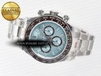 Rolex Daytona 126506 QF 1:1 Best Edition Ice Blue Crystal Dial on SS Bracelet Strap SH4131 V5 - Görsel 9