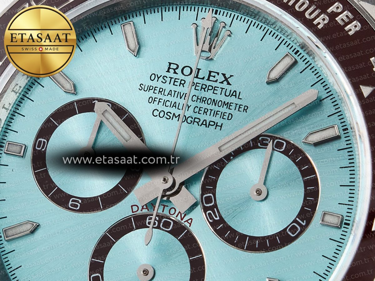 Rolex Daytona 126506 QF 1:1 Best Edition Ice Blue Dial on SS Bracelet Strap SH4131 V5 - Görsel 10