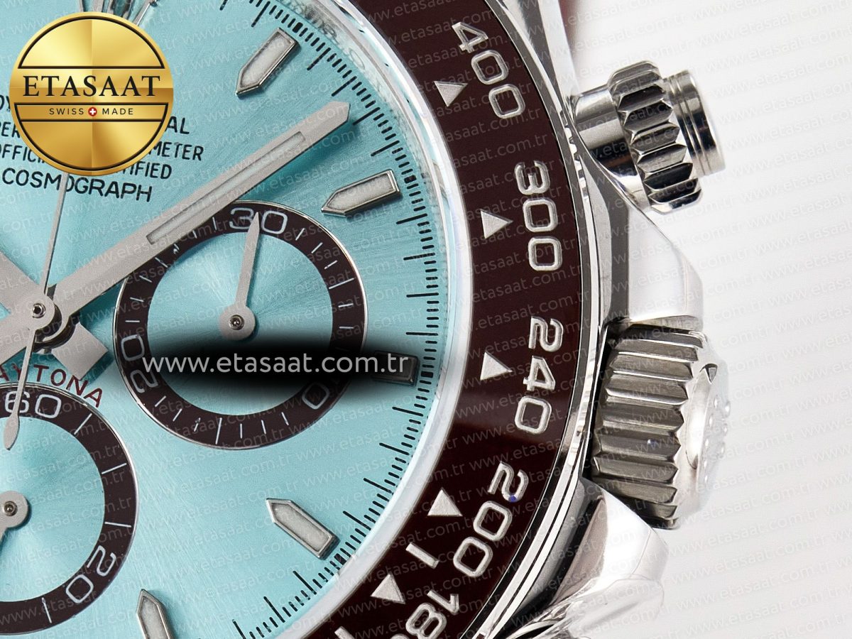 Rolex Daytona 126506 QF 1:1 Best Edition Ice Blue Dial on SS Bracelet Strap SH4131 V5 - Görsel 11