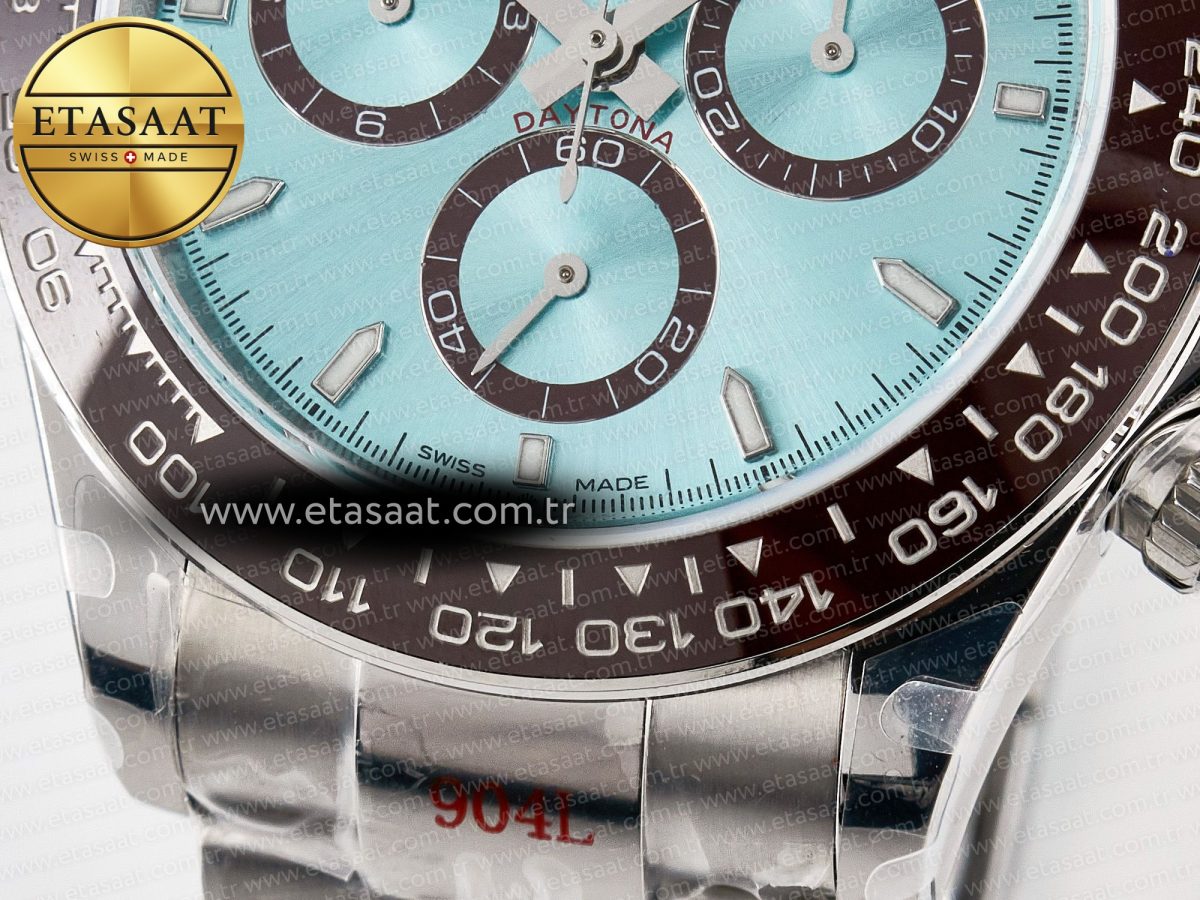 Rolex Daytona 126506 QF 1:1 Best Edition Ice Blue Dial on SS Bracelet Strap SH4131 V5 - Görsel 12
