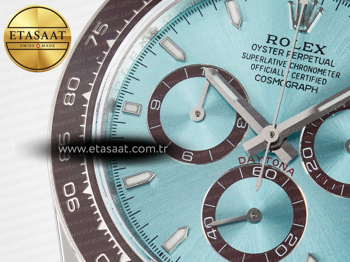 Rolex Daytona 126506 QF 1:1 Best Edition Ice Blue Dial on SS Bracelet Strap SH4131 V5 - Görsel 13