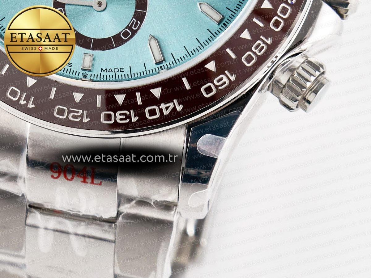 Rolex Daytona 126506 QF 1:1 Best Edition Ice Blue Dial on SS Bracelet Strap SH4131 V5 - Görsel 14