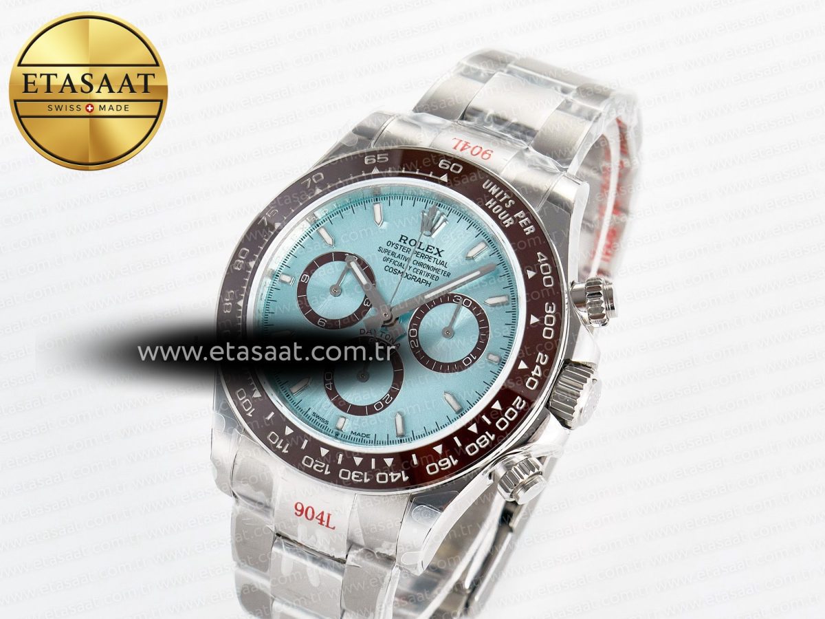 Rolex Daytona 126506 QF 1:1 Best Edition Ice Blue Dial on SS Bracelet Strap SH4131 V5 - Görsel 2