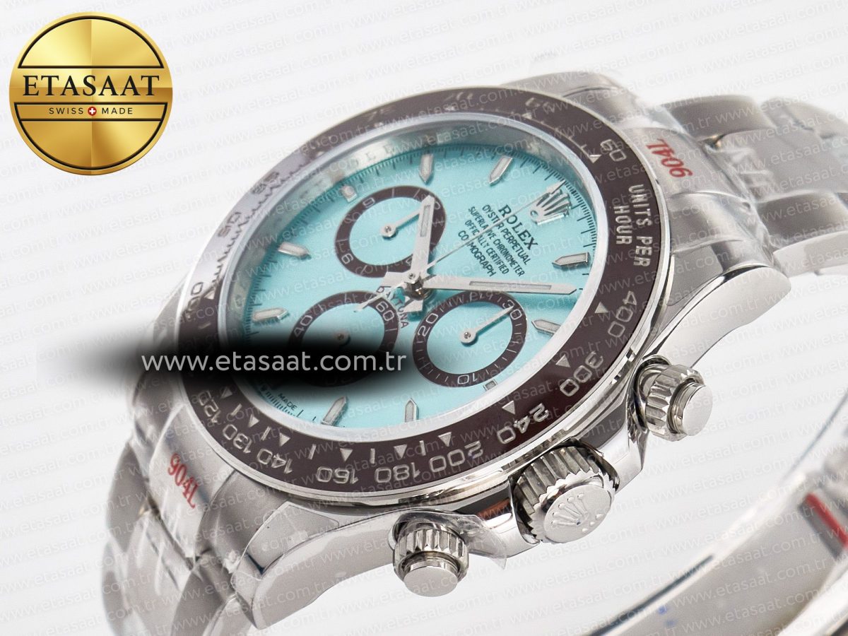 Rolex Daytona 126506 QF 1:1 Best Edition Ice Blue Dial on SS Bracelet Strap SH4131 V5 - Görsel 6
