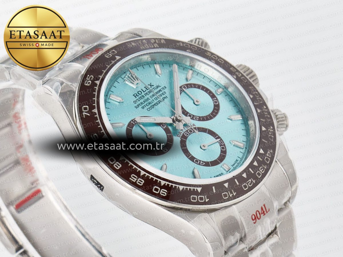 Rolex Daytona 126506 QF 1:1 Best Edition Ice Blue Dial on SS Bracelet Strap SH4131 V5 - Görsel 7