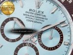 Rolex Daytona 126506 VSF 40mm SS 1:1 Best Edition Ice Blue Stick Dial on SS Bracelet SA4131 Super Clone - Görsel 11
