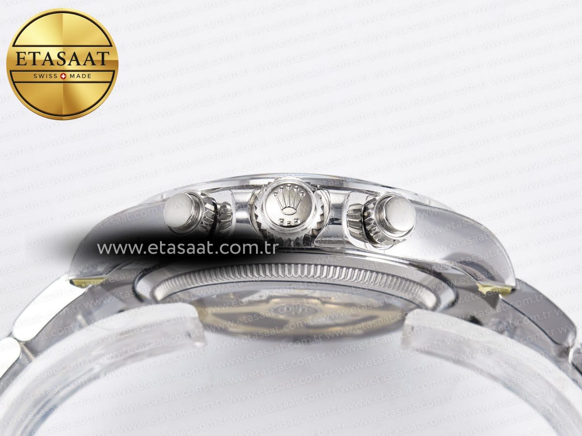 Rolex Daytona 126506 VSF 40mm SS 1:1 Best Edition Ice Blue Stick Dial on SS Bracelet SA4131 Super Clone - Görsel 16