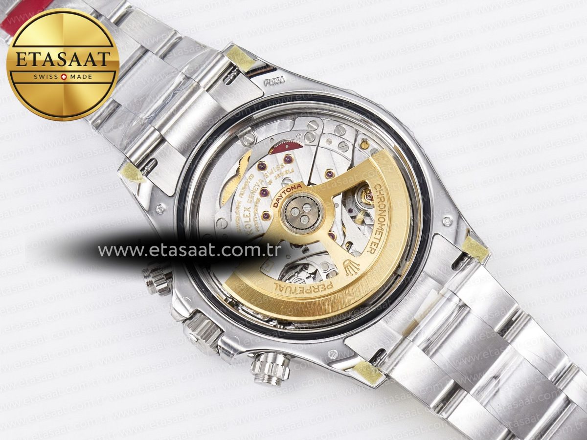 Rolex Daytona 126506 VSF 40mm SS 1:1 Best Edition Ice Blue Stick Dial on SS Bracelet SA4131 Super Clone - Görsel 19