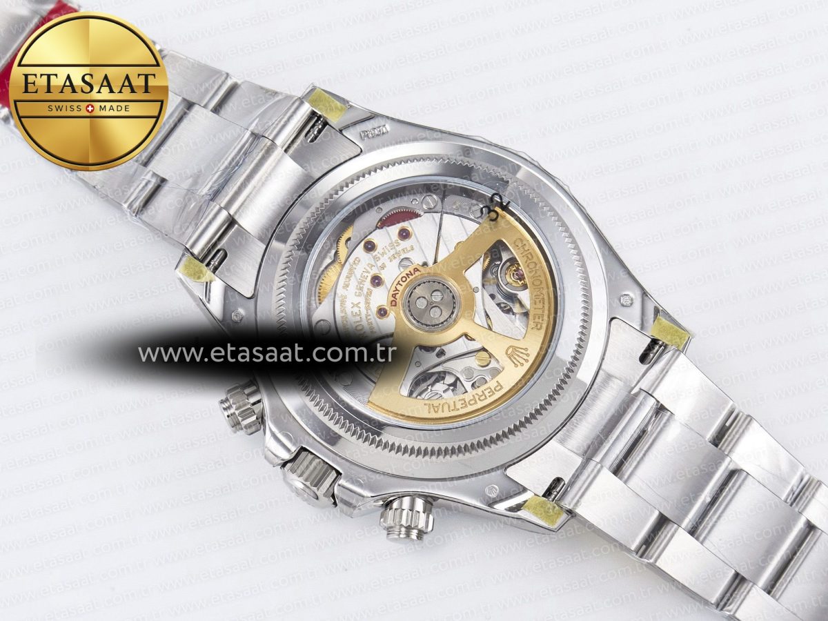 Rolex Daytona 126506 VSF 40mm SS 1:1 Best Edition Ice Blue Stick Dial on SS Bracelet SA4131 Super Clone - Görsel 21