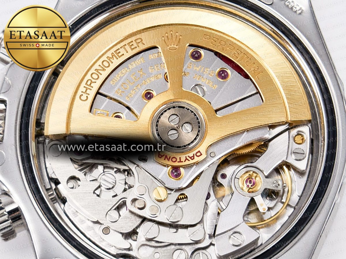 Rolex Daytona 126506 VSF 40mm SS 1:1 Best Edition Ice Blue Stick Dial on SS Bracelet SA4131 Super Clone - Görsel 22