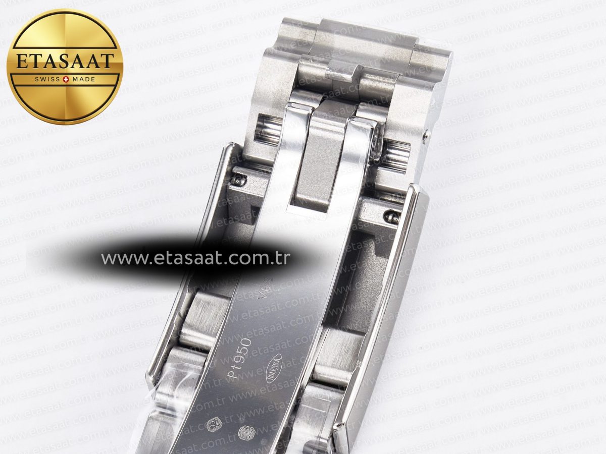 Rolex Daytona 126506 VSF 40mm SS 1:1 Best Edition Ice Blue Stick Dial on SS Bracelet SA4131 Super Clone - Görsel 35