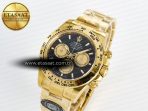 Rolex Daytona 126508 Clean 1:1 Best Edition Black/YG Dial on YG Bracelet SH4131