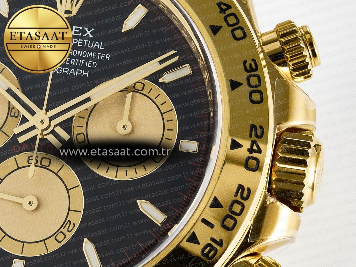 Rolex Daytona 126508 Clean 1:1 Best Edition Black/YG Dial on YG Bracelet SH4131 - Görsel 11