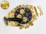 Rolex Daytona 126508 Clean 1:1 Best Edition Black/YG Dial on YG Bracelet SH4131 - Görsel 8