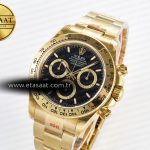 Rolex Daytona 126508 QF 1:1 Best Edition Black Dial on YG Braclet SH4131 V5