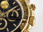 Rolex Daytona 126508 QF 1:1 Best Edition Black Dial on YG Braclet SH4131 V5 - Görsel 11