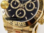 Rolex Daytona 126508 QF 1:1 Best Edition Black Dial on YG Braclet SH4131 V5 - Görsel 12