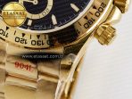 Rolex Daytona 126508 QF 1:1 Best Edition Black Dial on YG Braclet SH4131 V5 - Görsel 14