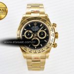 Rolex Daytona 126508 QF Siyah Kadran Bilezik SH4131 V5 Eta Saat - Görsel 3 - 1:1 Süper Klon Saat
