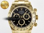 Rolex Daytona 126508 QF 1:1 Best Edition Black Dial on YG Braclet SH4131 V5 - Görsel 4