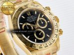 Rolex Daytona 126508 QF 1:1 Best Edition Black Dial on YG Braclet SH4131 V5 - Görsel 5
