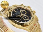 Rolex Daytona 126508 QF 1:1 Best Edition Black Dial on YG Braclet SH4131 V5 - Görsel 7