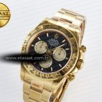 Rolex Daytona 126508 QF 1:1 Best Edition Black/YG Dial on YG Braclet SH4131 V5