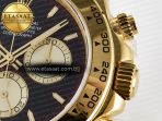 Rolex Daytona 126508 QF 1:1 Best Edition Black/YG Dial on YG Braclet SH4131 V5 - Görsel 11