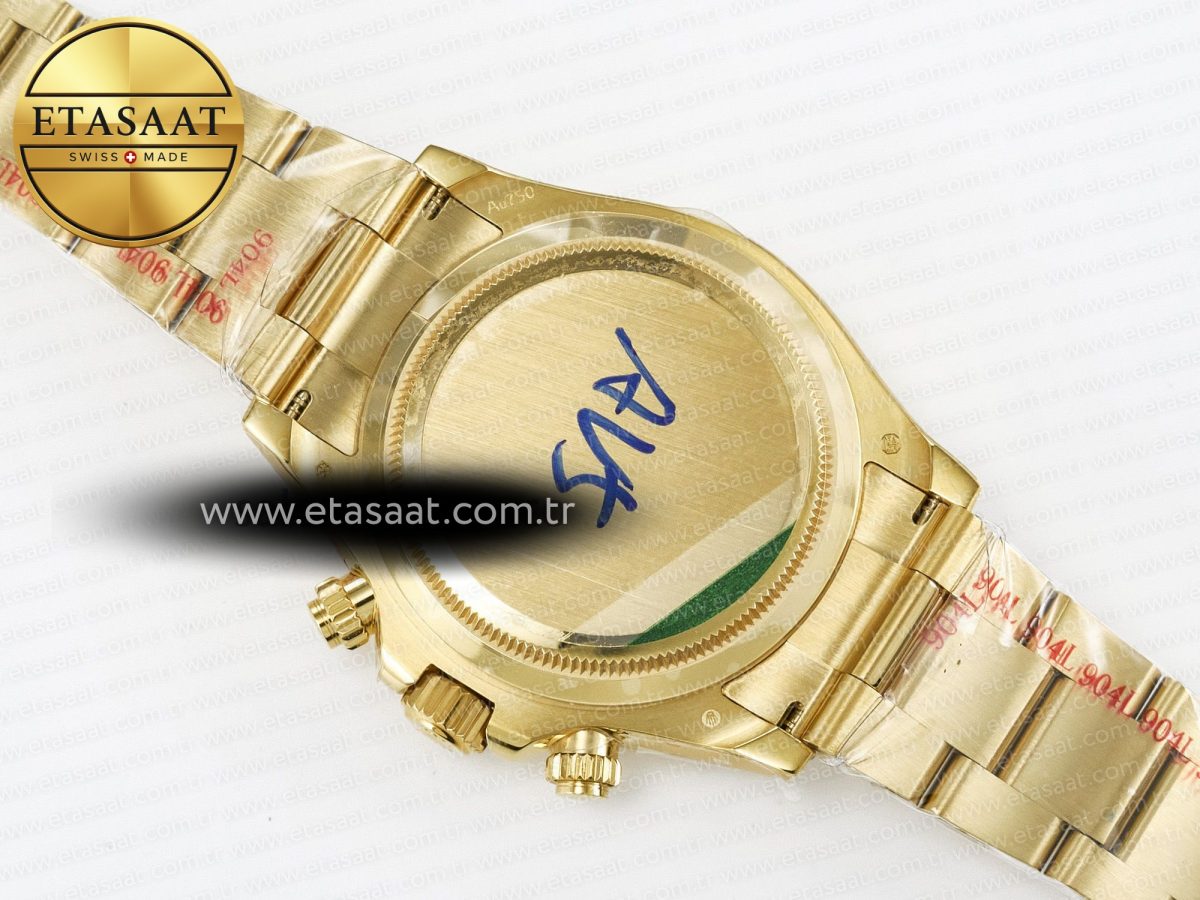 Rolex Daytona 126508 QF 1:1 Best Edition Black/YG Dial on YG Braclet SH4131 V5 - Görsel 18