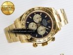 Rolex Daytona 126508 QF 1:1 Best Edition Black/YG Dial on YG Braclet SH4131 V5 - Görsel 8