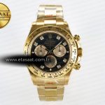 Rolex Daytona 126508 Pırlantalı YG Bilezik SH4131 Eta Saat - Görsel 3 - 1:1 Süper Klon Saat